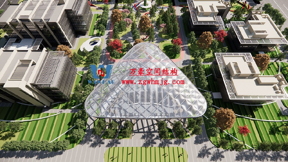 山東高端化工研究院項目ETFE膜結(jié)構(gòu)工程